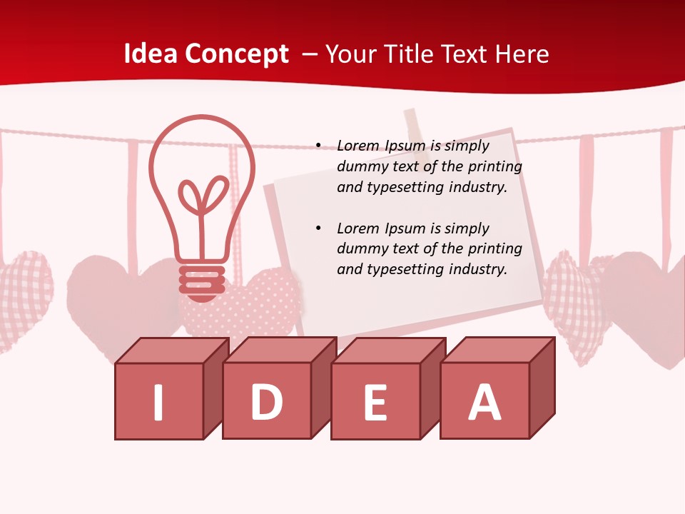 Holiday Letter Decoration PowerPoint Template