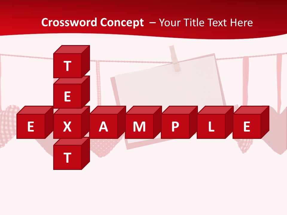 Holiday Letter Decoration PowerPoint Template