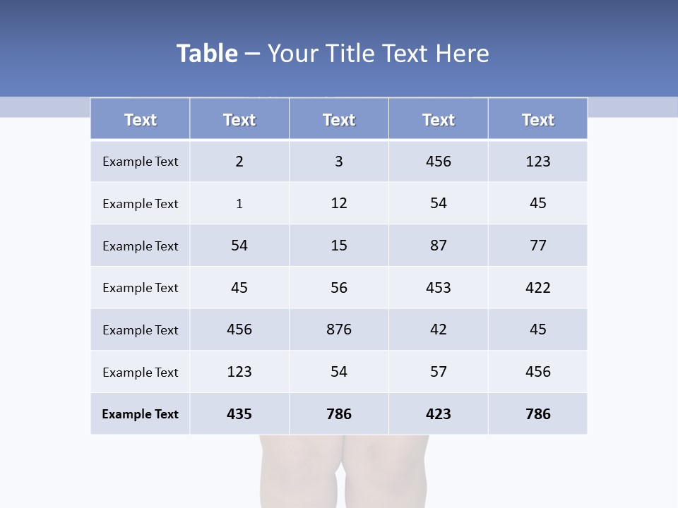 White Health Gluttonous PowerPoint Template