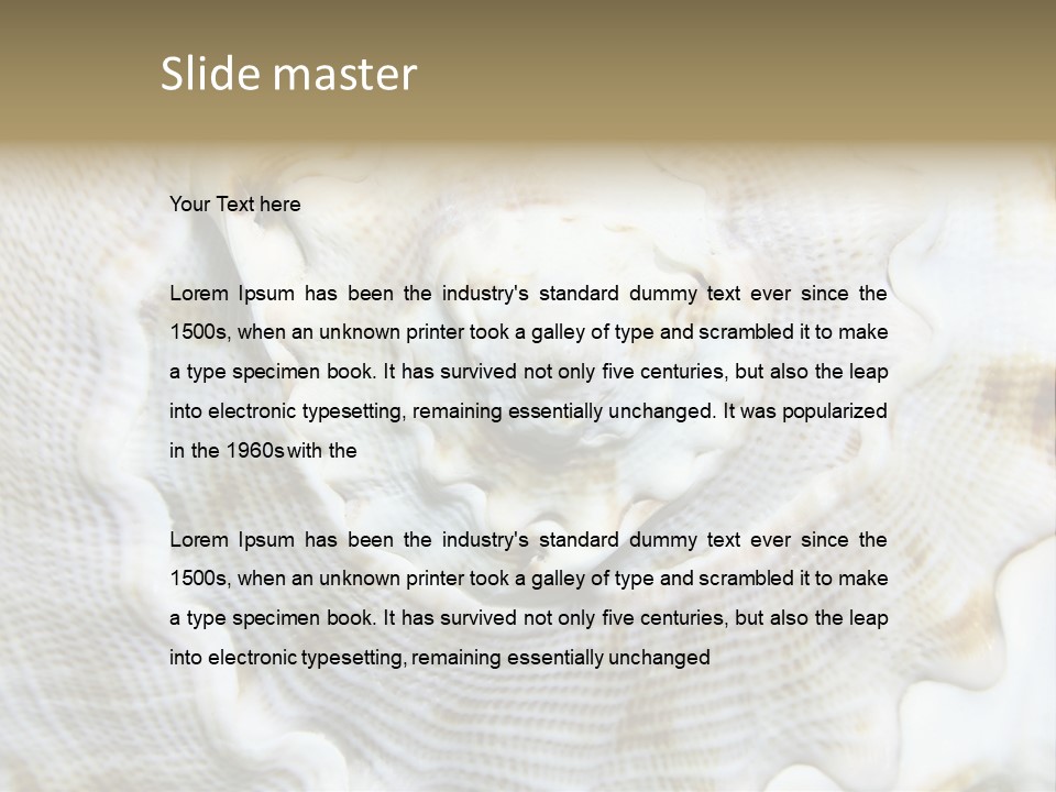 Species Background Tender PowerPoint Template