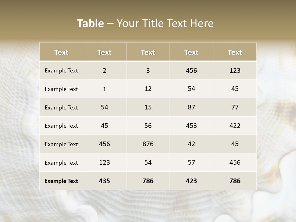 Species Background Tender PowerPoint Template