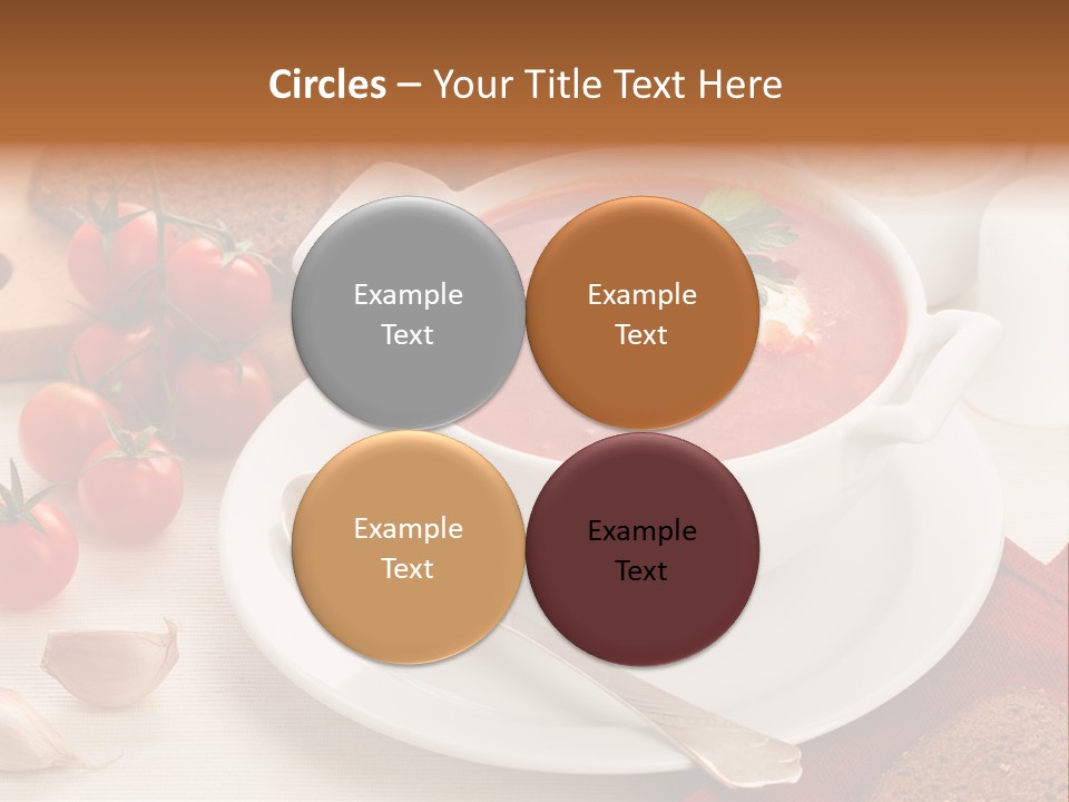 Dishware Red Beet Beetroot PowerPoint Template