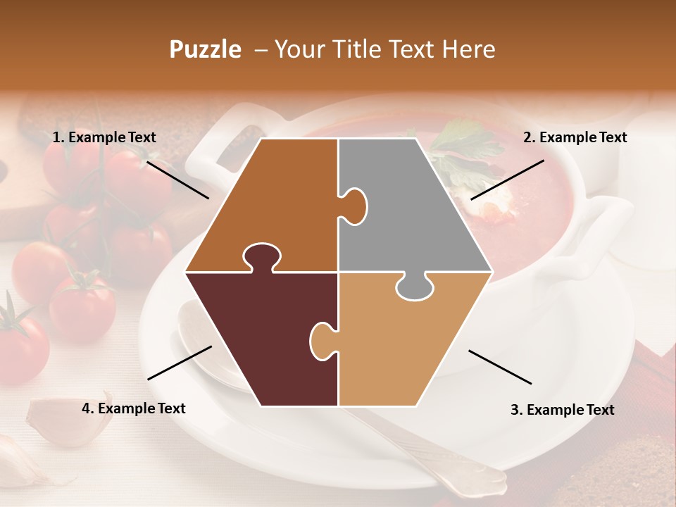 Dishware Red Beet Beetroot PowerPoint Template