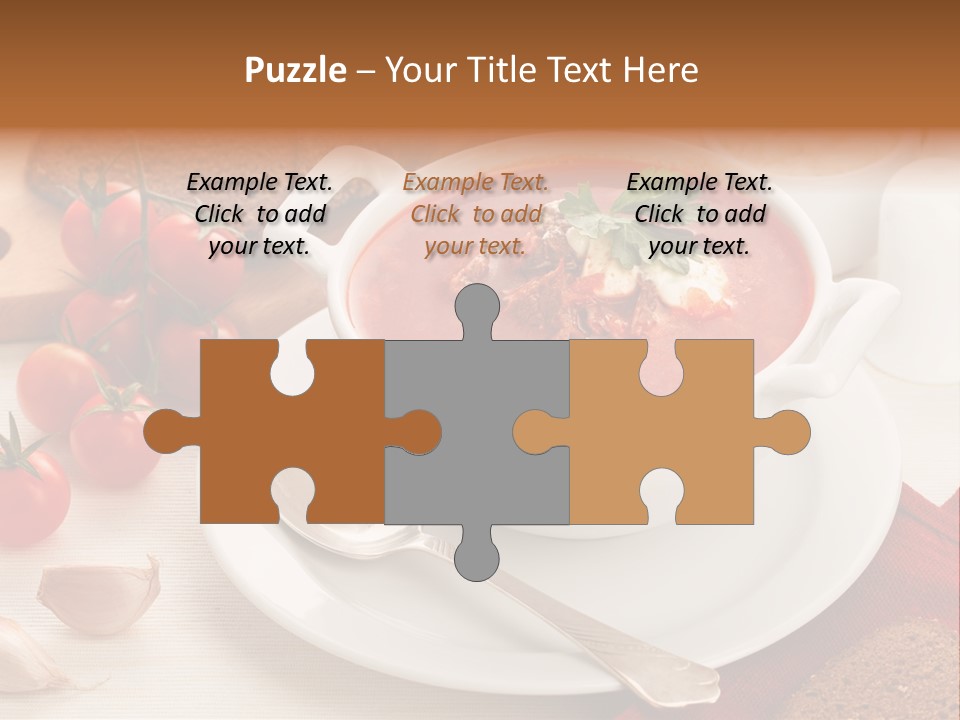 Dishware Red Beet Beetroot PowerPoint Template