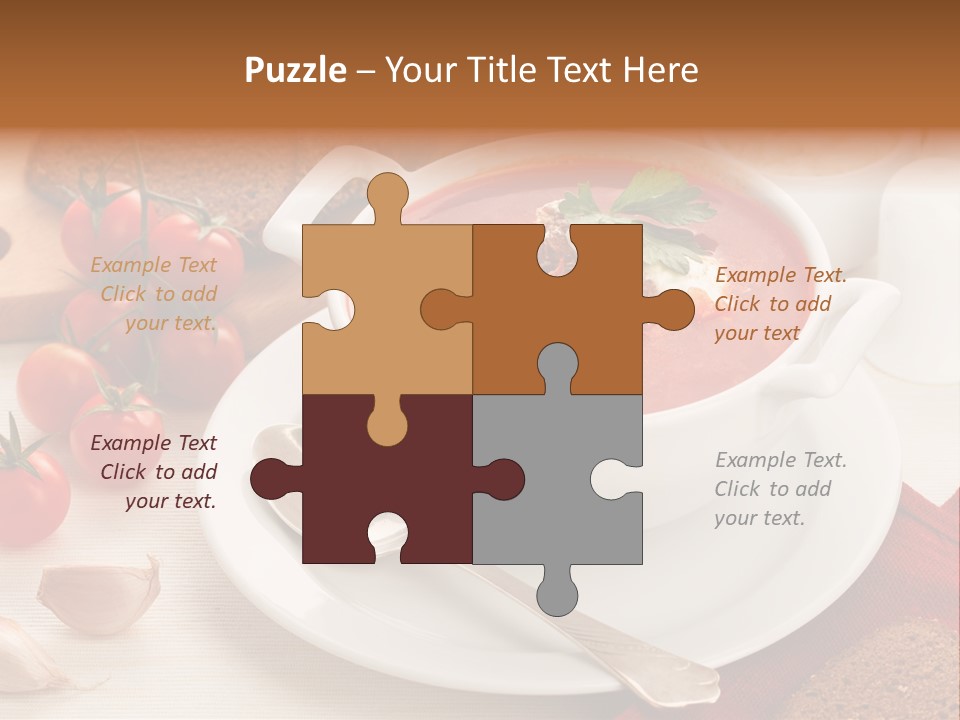 Dishware Red Beet Beetroot PowerPoint Template