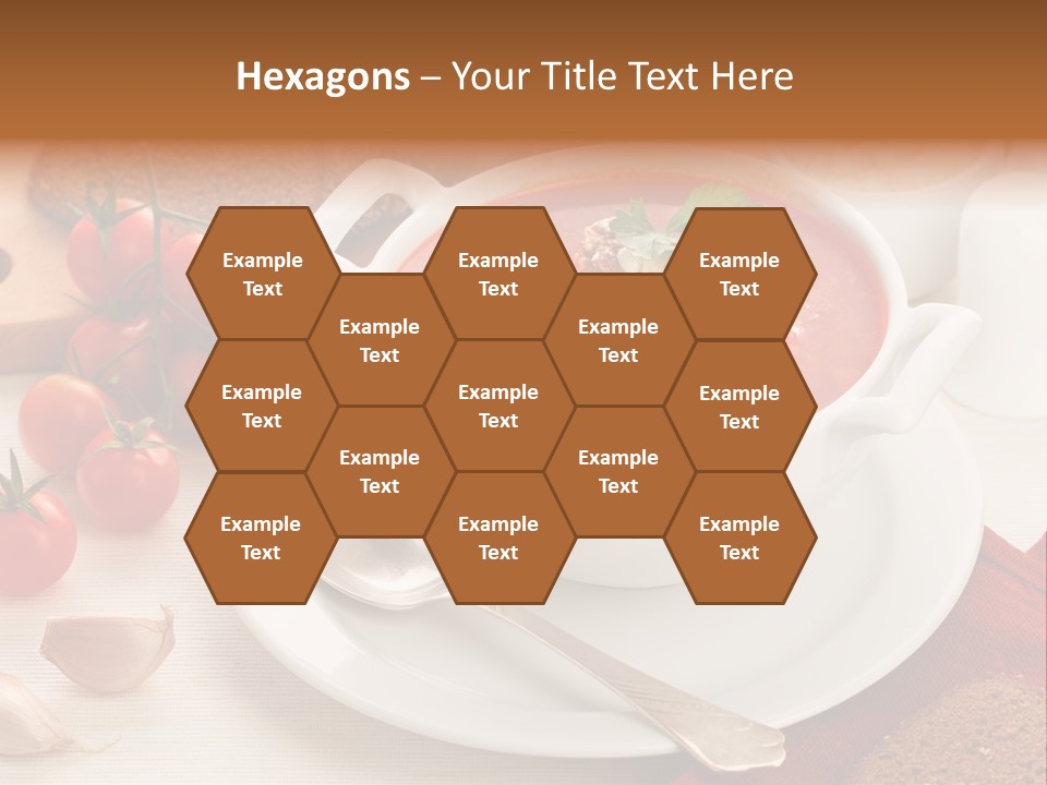 Dishware Red Beet Beetroot PowerPoint Template