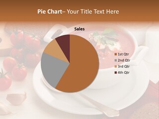 Dishware Red Beet Beetroot PowerPoint Template