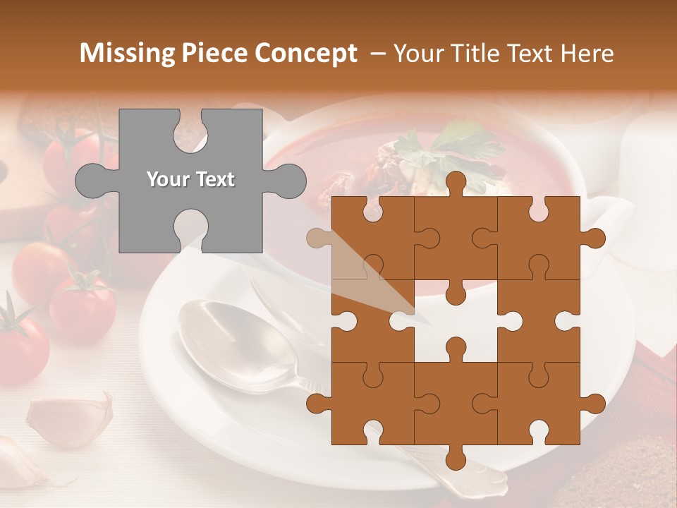 Dishware Red Beet Beetroot PowerPoint Template