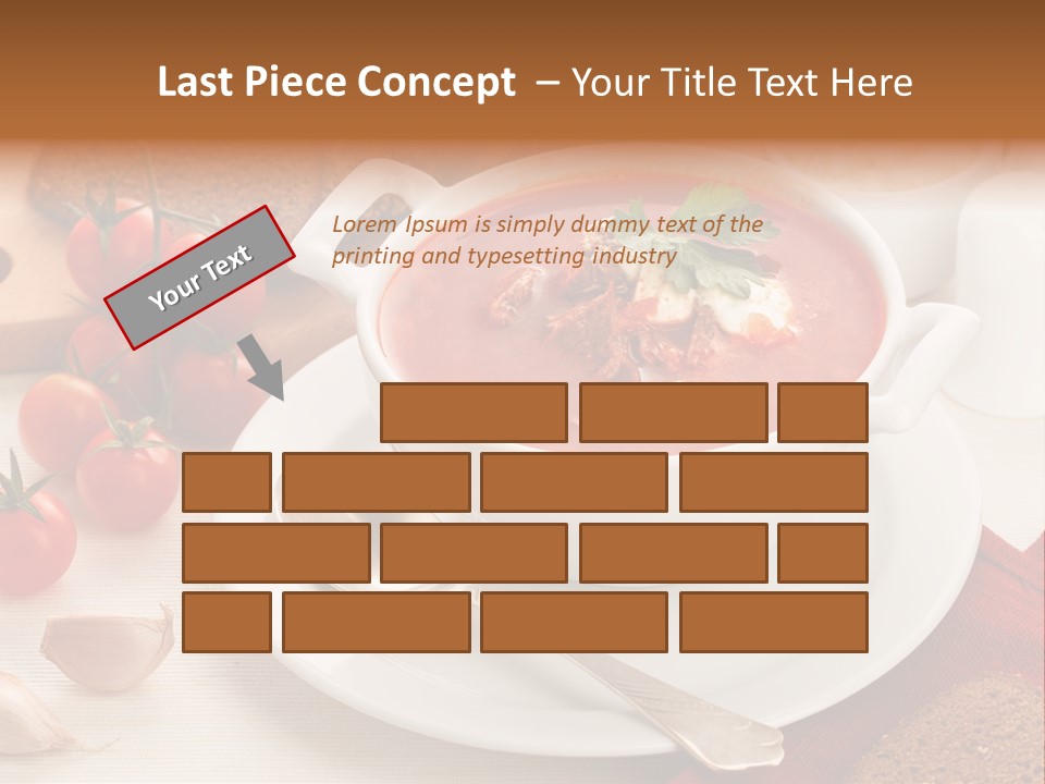 Dishware Red Beet Beetroot PowerPoint Template