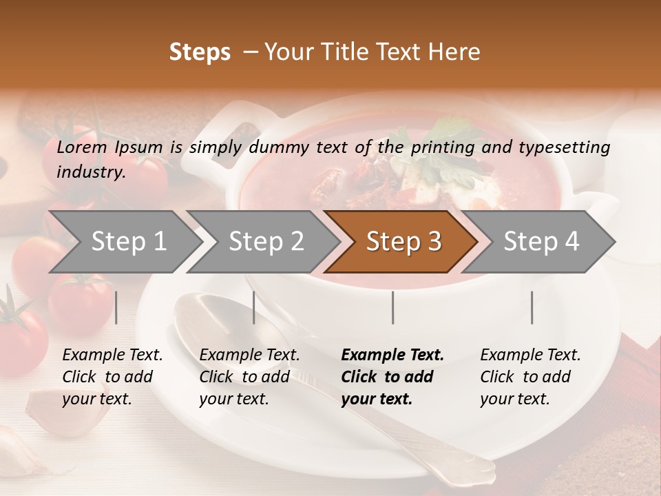 Dishware Red Beet Beetroot PowerPoint Template