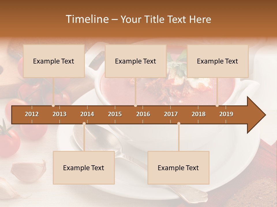 Dishware Red Beet Beetroot PowerPoint Template