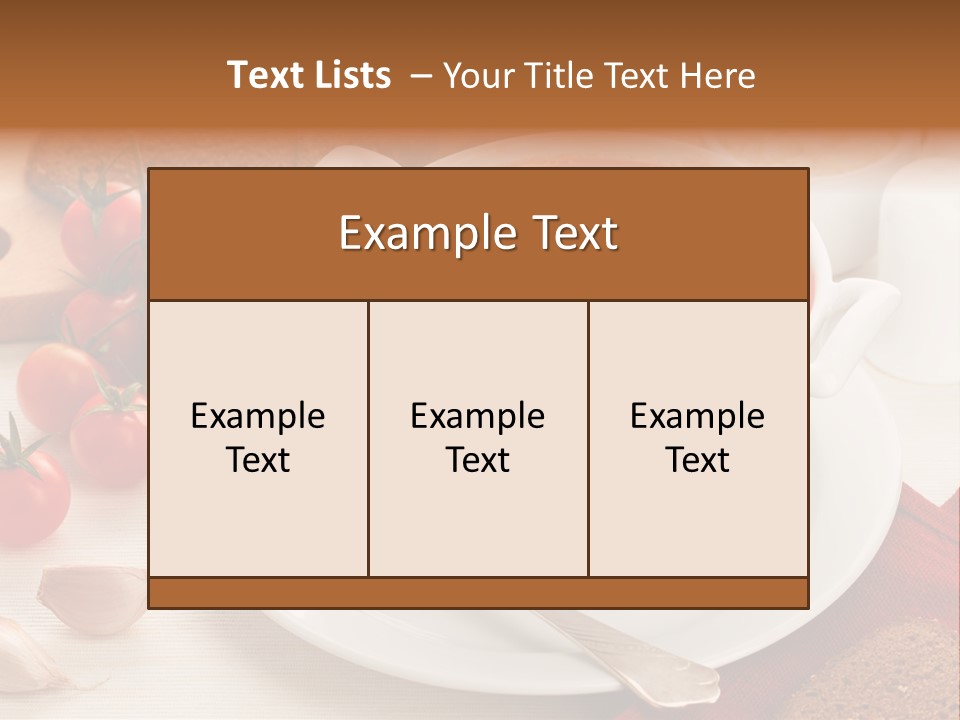Dishware Red Beet Beetroot PowerPoint Template