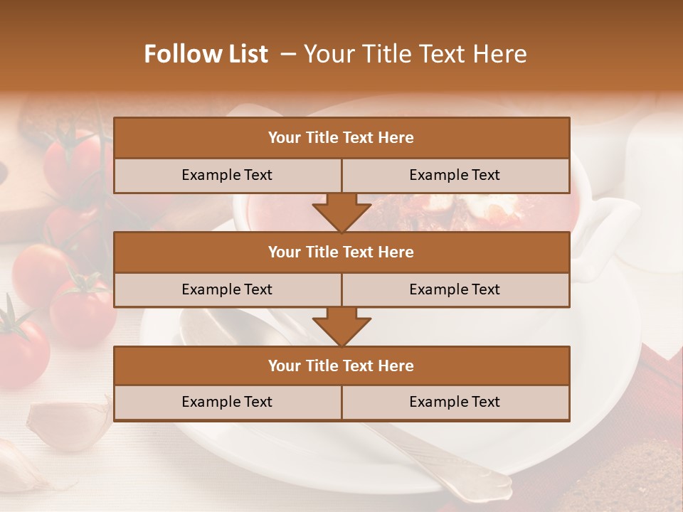 Dishware Red Beet Beetroot PowerPoint Template