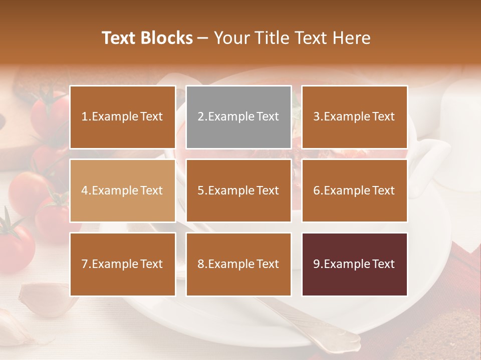 Dishware Red Beet Beetroot PowerPoint Template