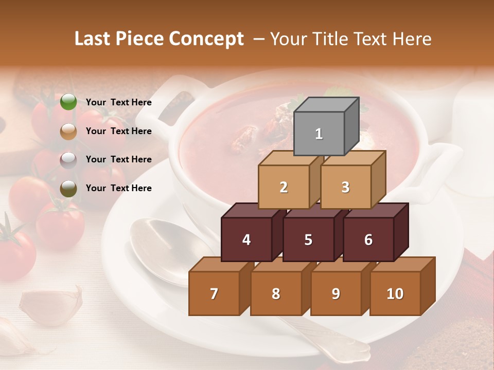 Dishware Red Beet Beetroot PowerPoint Template