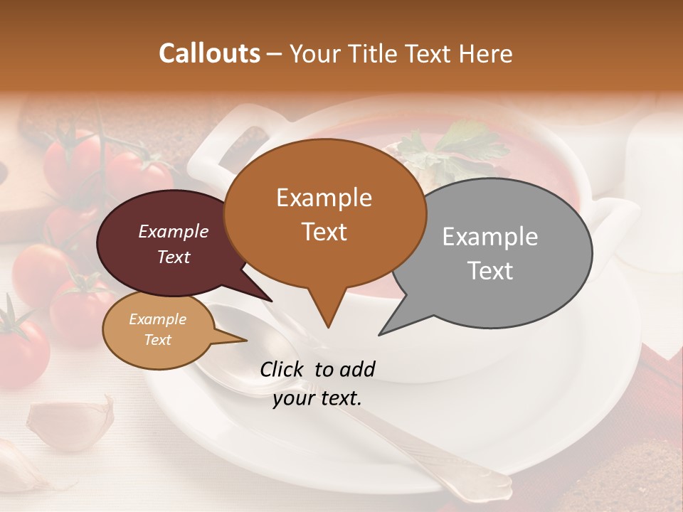 Dishware Red Beet Beetroot PowerPoint Template