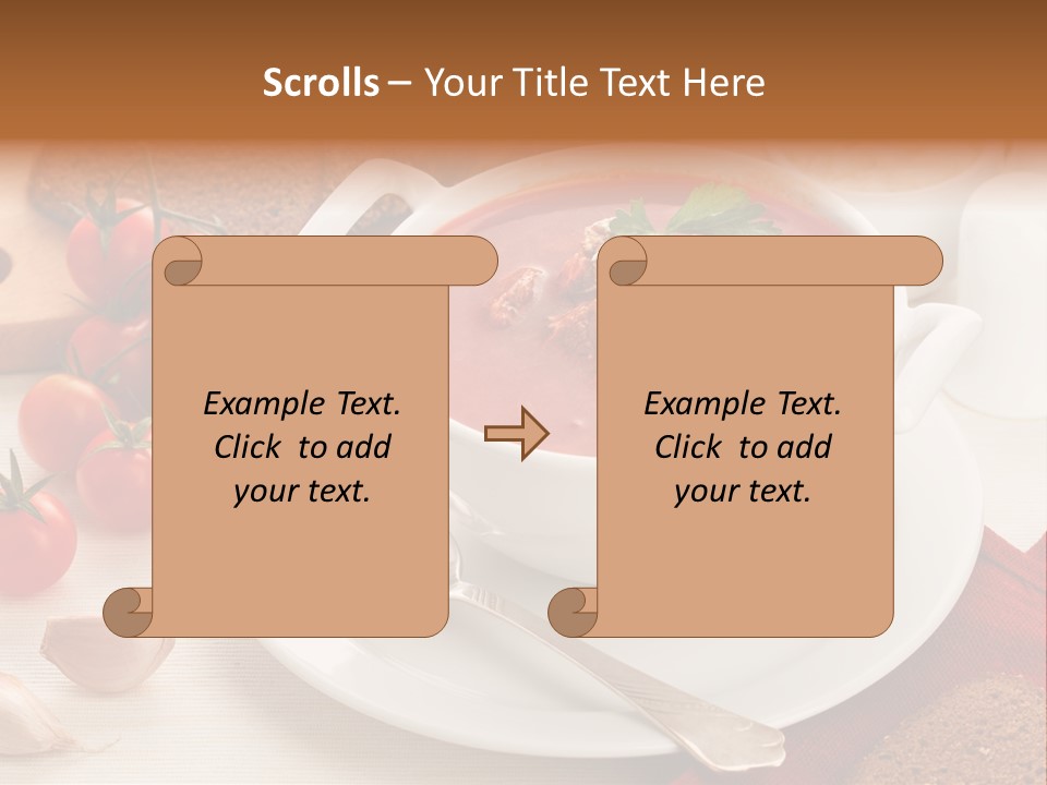 Dishware Red Beet Beetroot PowerPoint Template