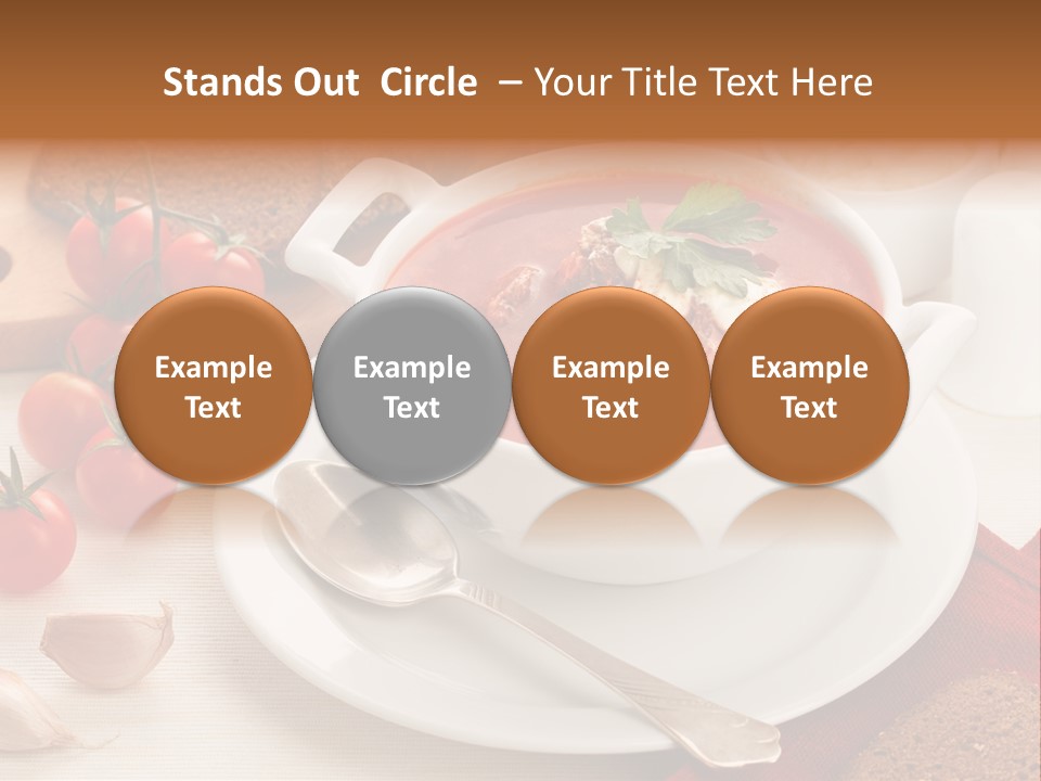 Dishware Red Beet Beetroot PowerPoint Template