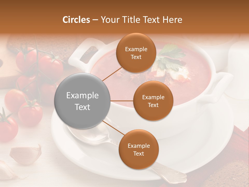 Dishware Red Beet Beetroot PowerPoint Template