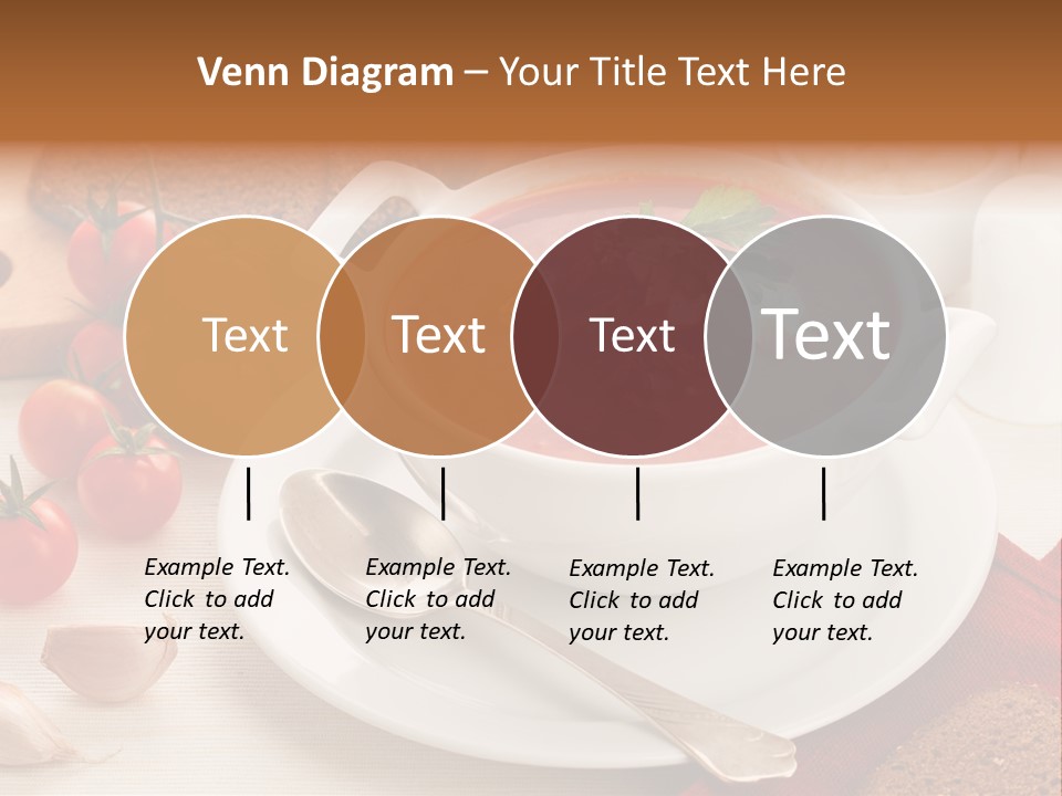 Dishware Red Beet Beetroot PowerPoint Template