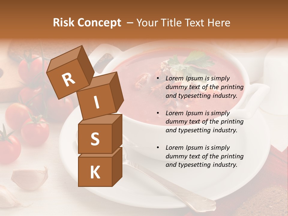 Dishware Red Beet Beetroot PowerPoint Template