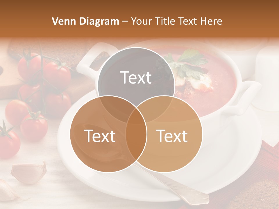 Dishware Red Beet Beetroot PowerPoint Template