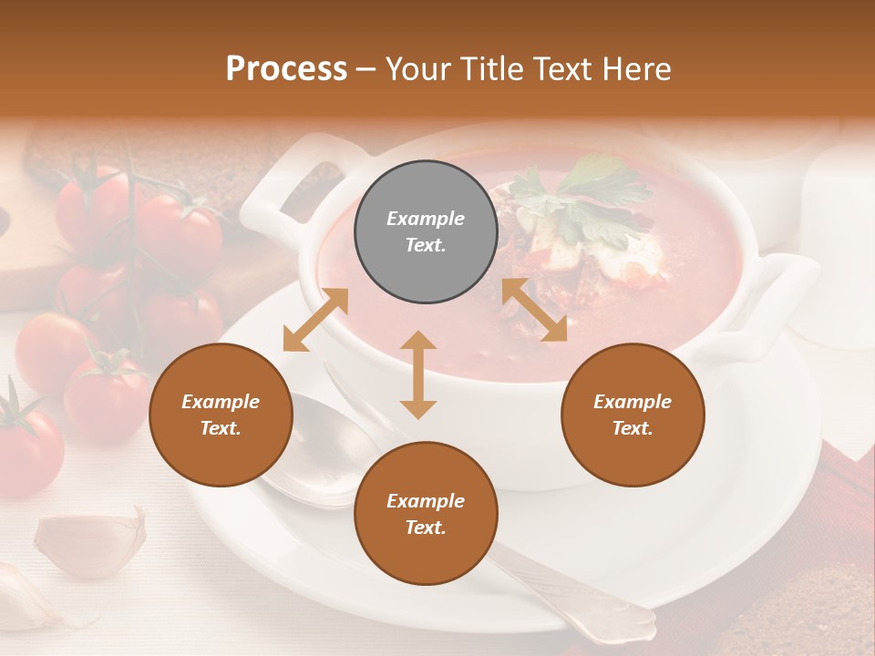 Dishware Red Beet Beetroot PowerPoint Template