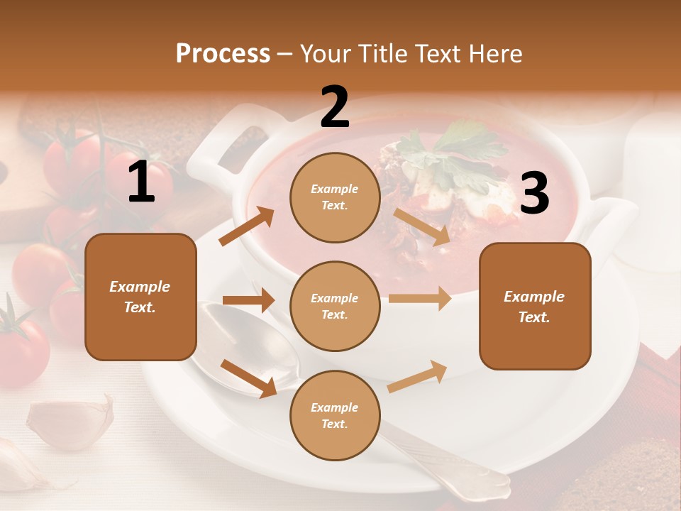 Dishware Red Beet Beetroot PowerPoint Template