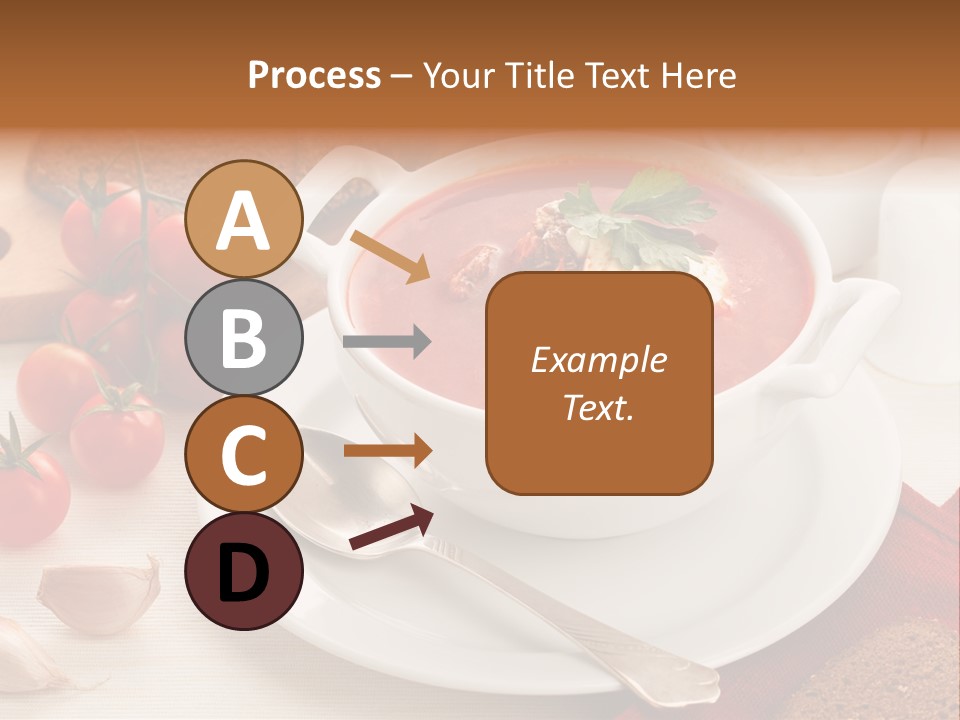 Dishware Red Beet Beetroot PowerPoint Template