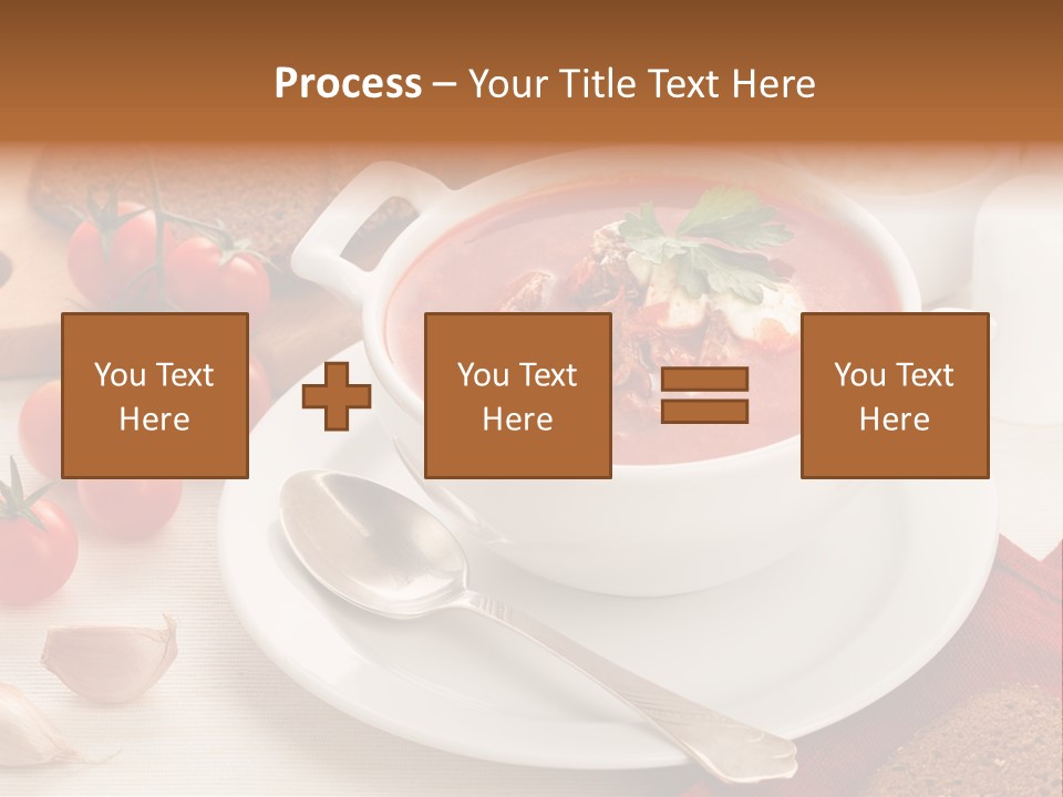 Dishware Red Beet Beetroot PowerPoint Template