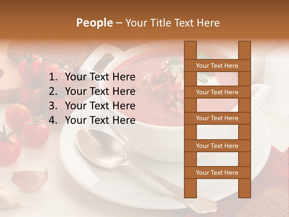 Dishware Red Beet Beetroot PowerPoint Template