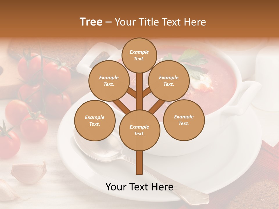 Dishware Red Beet Beetroot PowerPoint Template