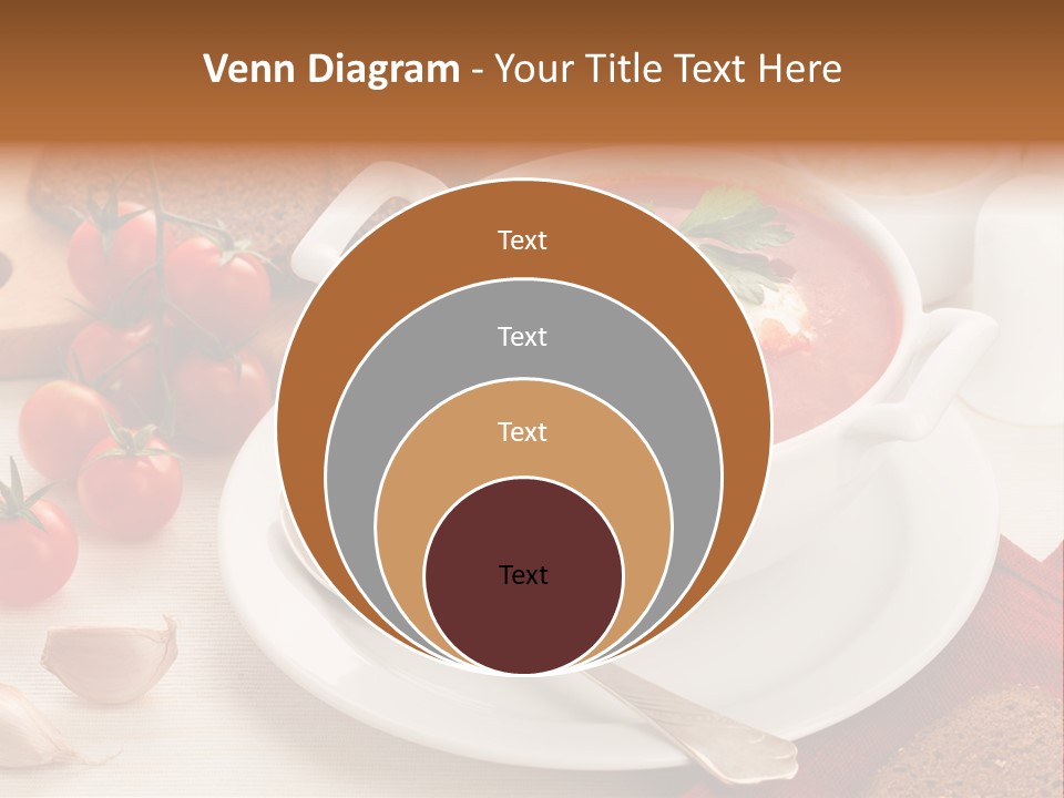 Dishware Red Beet Beetroot PowerPoint Template