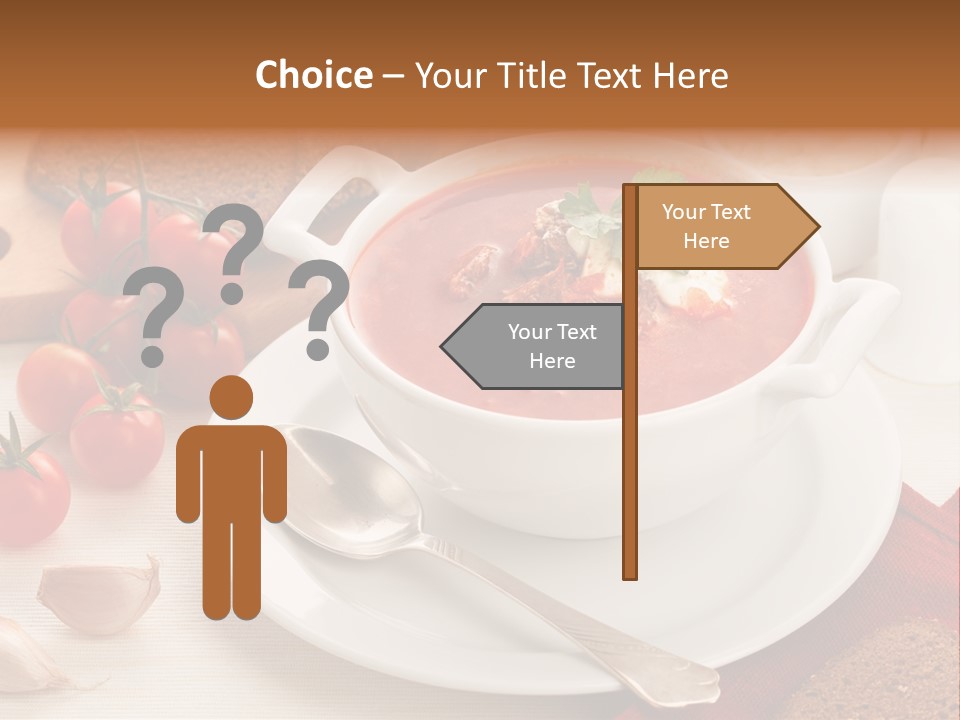 Dishware Red Beet Beetroot PowerPoint Template