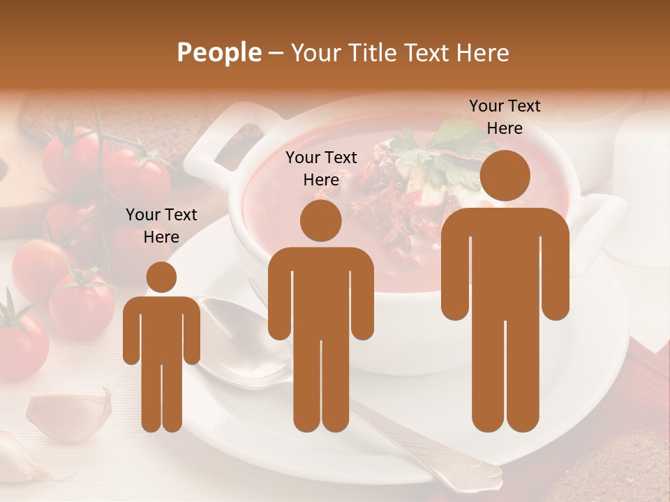 Dishware Red Beet Beetroot PowerPoint Template