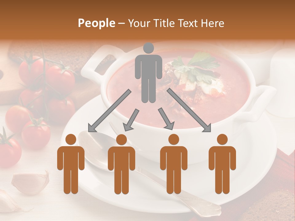 Dishware Red Beet Beetroot PowerPoint Template