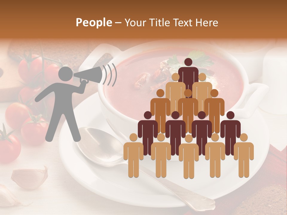 Dishware Red Beet Beetroot PowerPoint Template