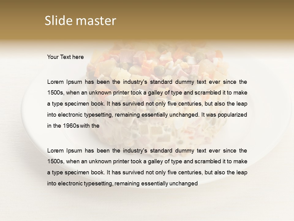 Carrot Freshness Gourmet PowerPoint Template