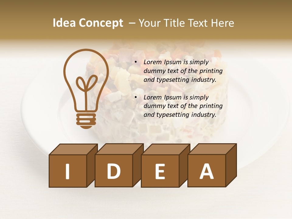 Carrot Freshness Gourmet PowerPoint Template