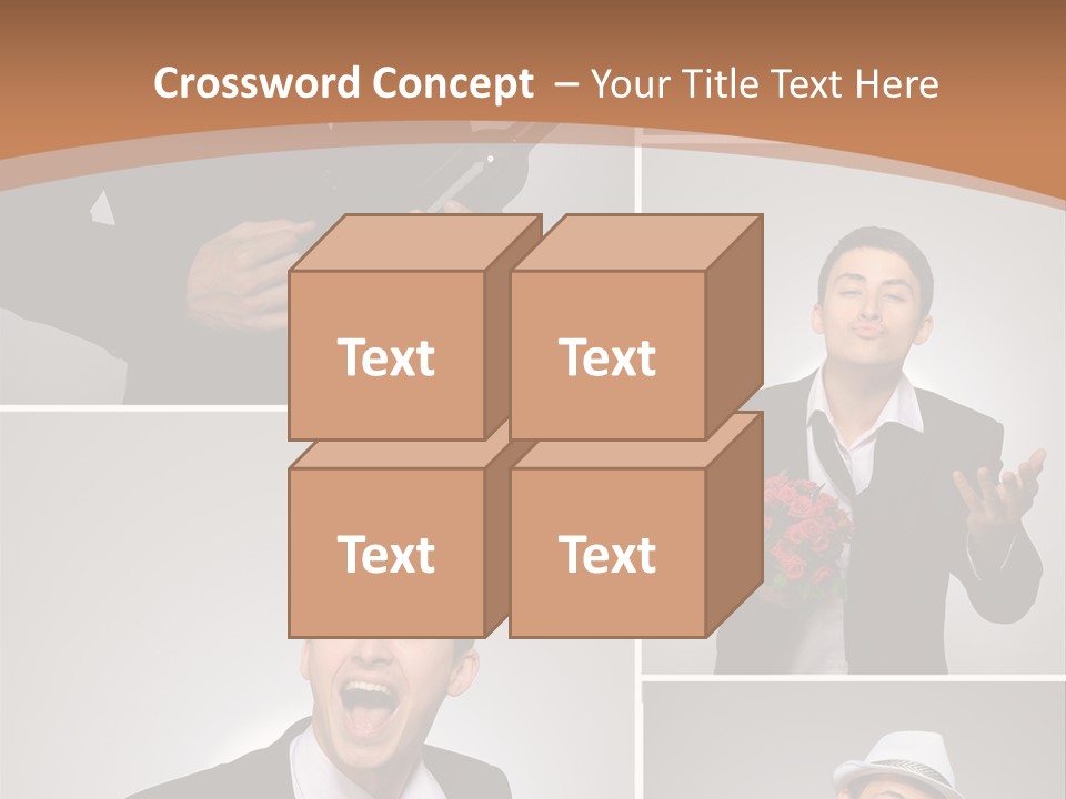 Valentine Caucasian Young PowerPoint Template