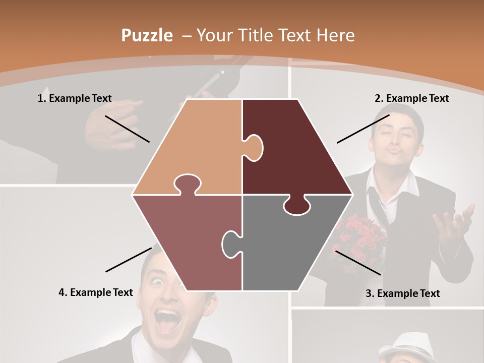 Valentine Caucasian Young PowerPoint Template