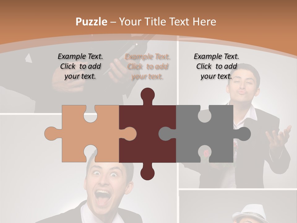 Valentine Caucasian Young PowerPoint Template