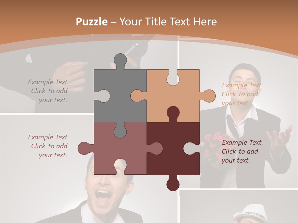 Valentine Caucasian Young PowerPoint Template