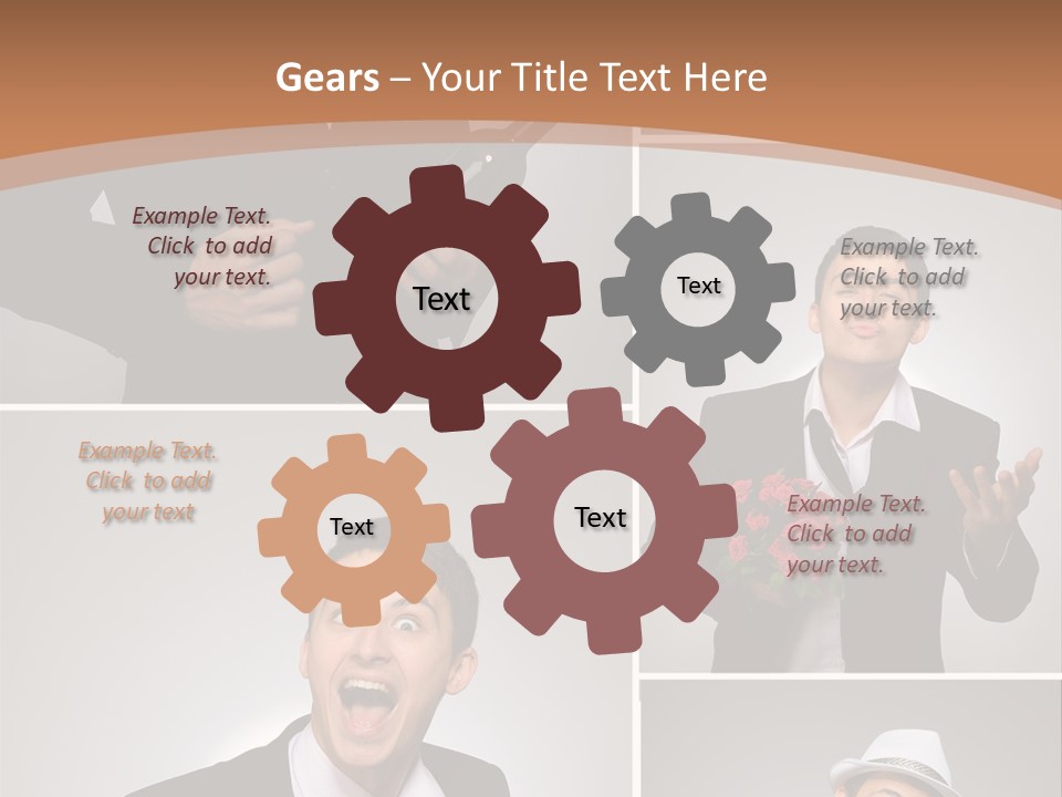 Valentine Caucasian Young PowerPoint Template