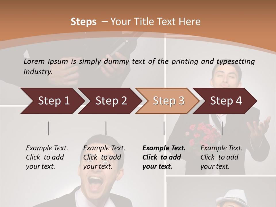 Valentine Caucasian Young PowerPoint Template
