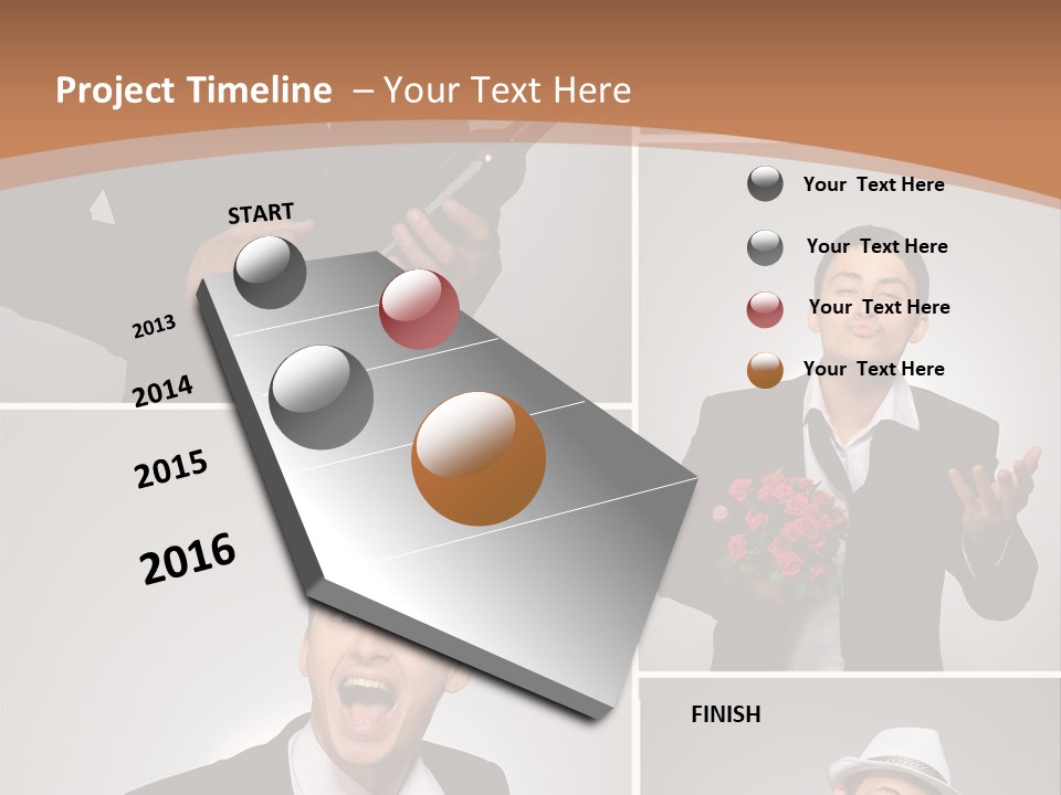 Valentine Caucasian Young PowerPoint Template