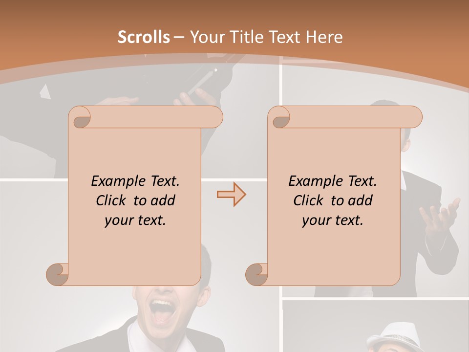 Valentine Caucasian Young PowerPoint Template