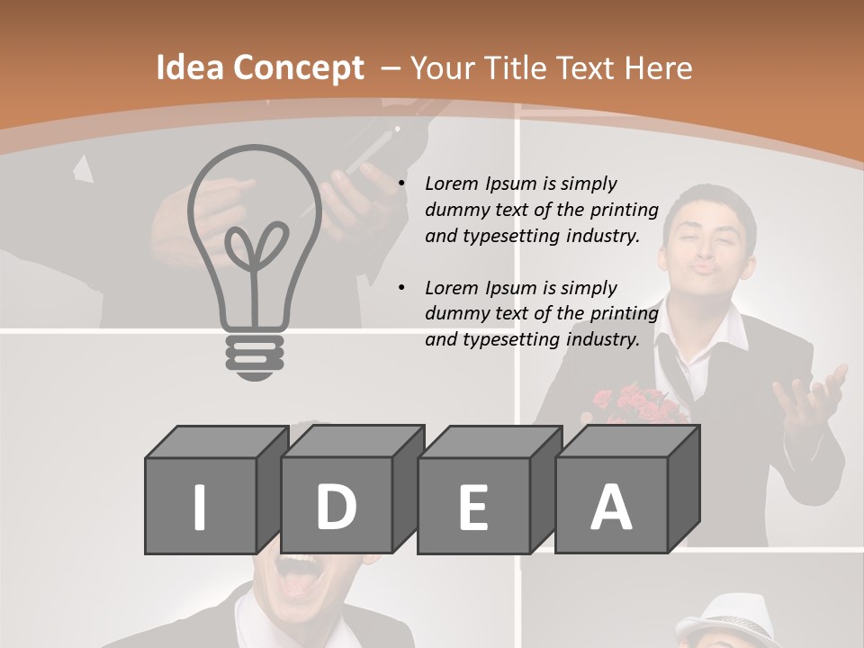 Valentine Caucasian Young PowerPoint Template