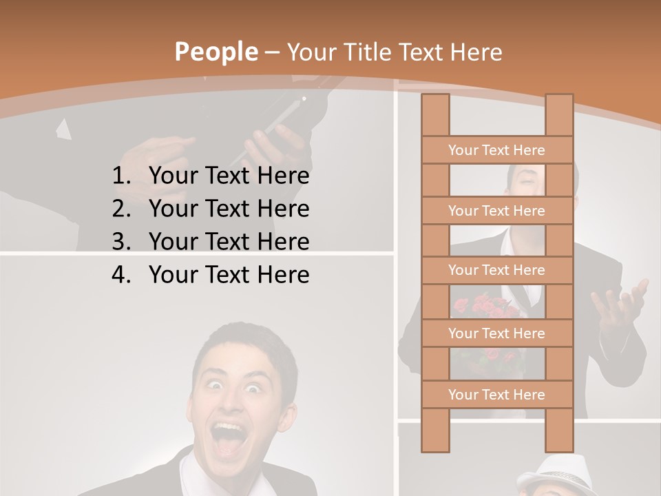 Valentine Caucasian Young PowerPoint Template