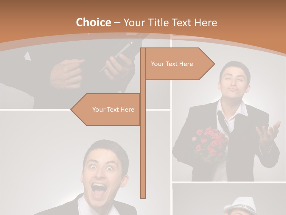 Valentine Caucasian Young PowerPoint Template